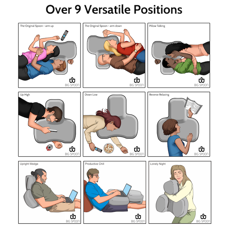 Big clearance arm pillow